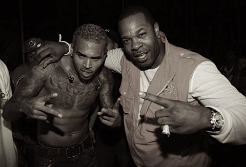 Chris Brown Busta on Chris Brown Feat Busta Rhymes Why Stop Now Video Premiere