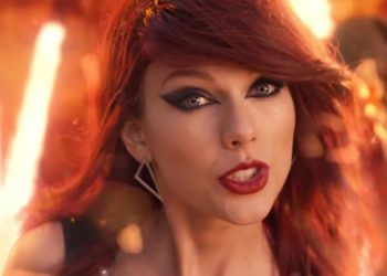 Taylor Swift Bad Blood Video Red Wig 2015 Billboard 650 B