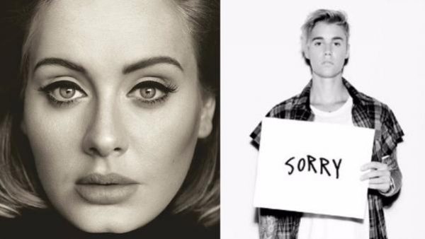 Adele Justin Bieber