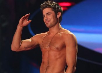 Zac Efron Shirtless Salute Main