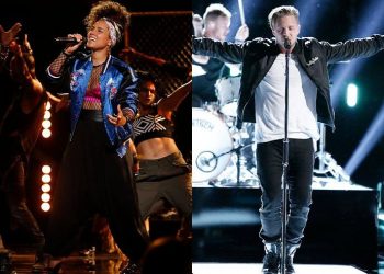 alicia keys and onerepublic perform their new singles on the voice