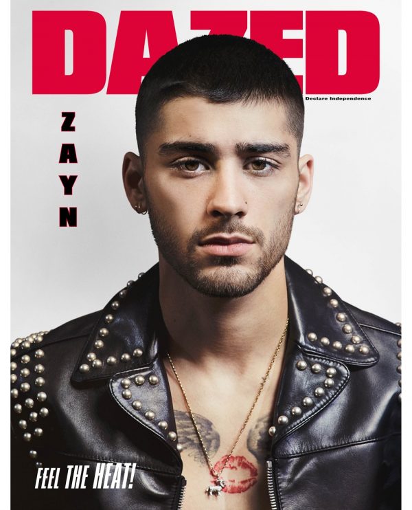 Zayn Dazed Instagram Cover