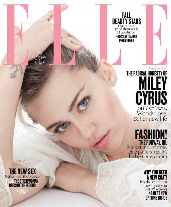 1473614365 Elle October Miley Cyrus Newsstand Cover