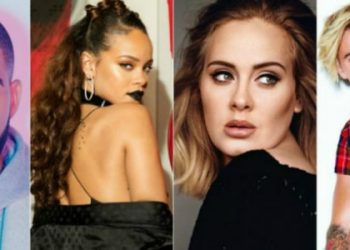 Drake Rihanna Adele Bieber