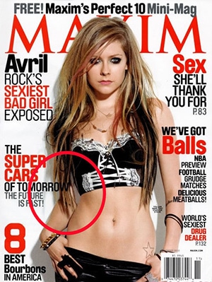 Celebrity-Photoshop-Fail-Avril-Lavigne-Maxim-Magazine-Cover