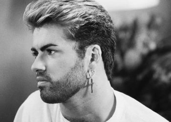 George Michael Side Portrait 1988 Billboard 1548