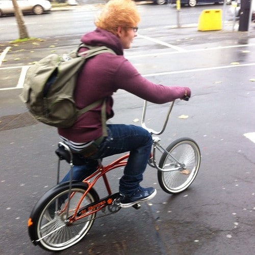 Ed Sheeran Incidente In Bici
