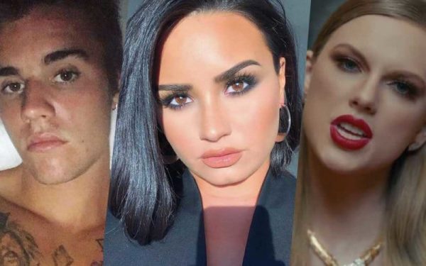 Demi Lovato Justin Bieber Taylor Swift Scooter Braun