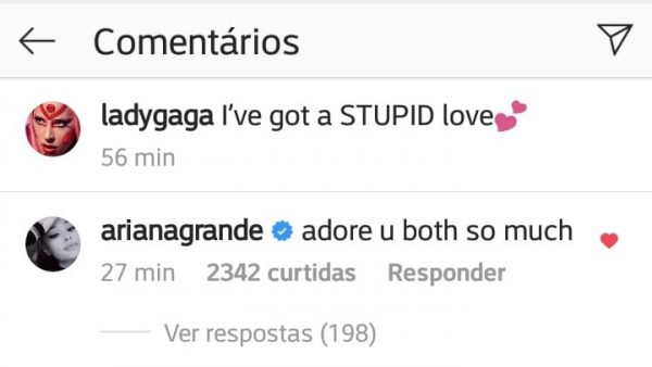 ariana grande lady gaga