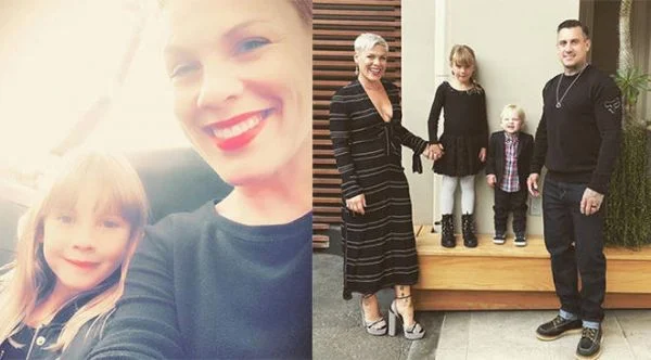 Festa Della Mamma: Da Beyoncé A Madonna, Le Foto Delle Cantanti Mamme. 7 Pink Mamma Willow E Kevin