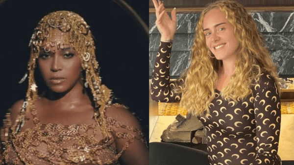 Adele Bionda E Magra Omaggia Beyoncé Ed Il Suo Black Is King 1 Adele Beyonce Complimenti