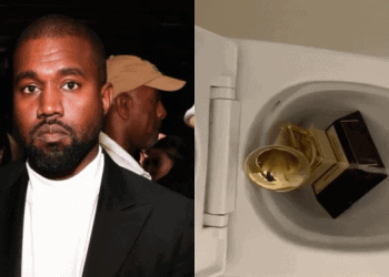 Kanye West Grammy Piscia