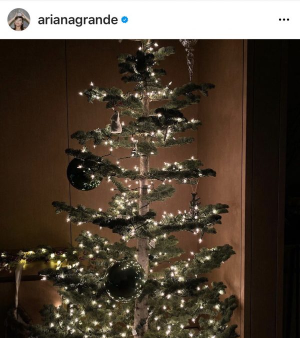 albero di natale ariana grande brutto