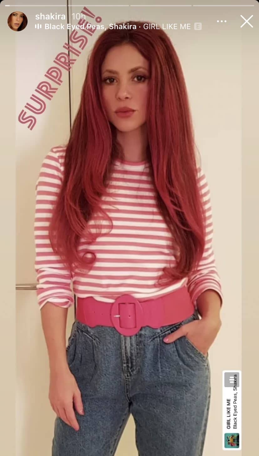 Shakira Capelli Rossi 2