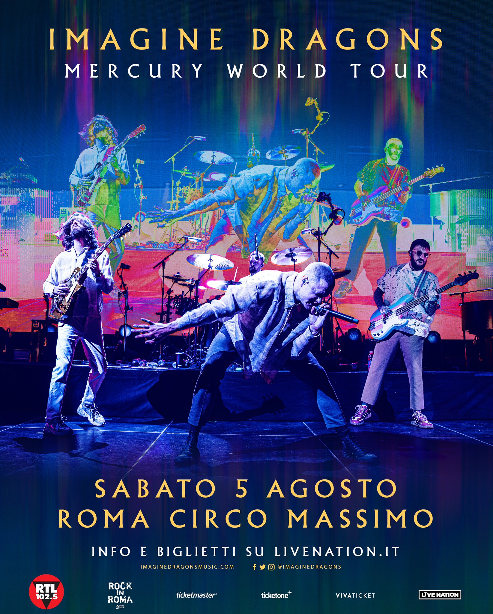 Imagine Dragons Concerto Roma, Oggi In Prevendita I Biglietti